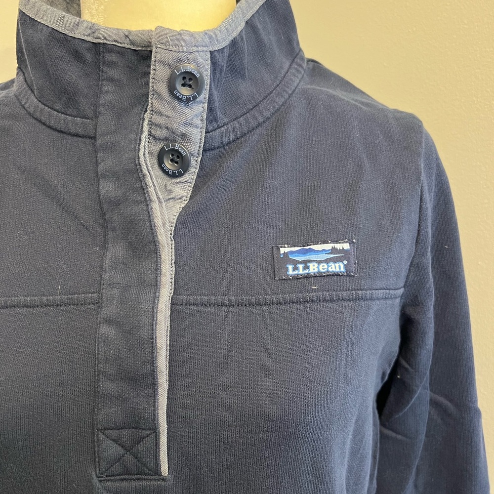 LL Bean Collard Pullover - Picture 2 of 6